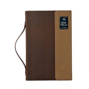 Biblia RVR60 Manual con Broche y Asa Café